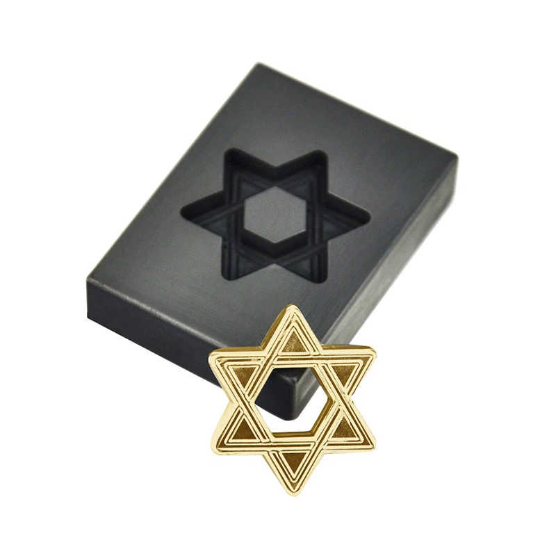 Graphite Mold For Star Of David Gold